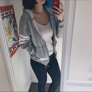 Thom Browne Block-Striped Cotton Hoodie